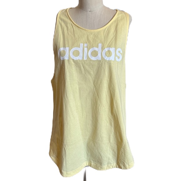 BNWT Adidas Women’s Yellow Tank Top. Size XL - Picture 1 of 6